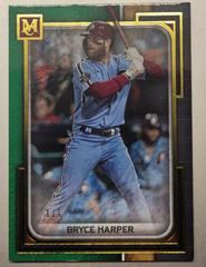 Bryce Harper [Emerald] #100 Baseball Cards 2023 Topps Museum Collection Prices