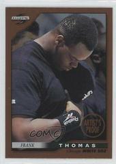 Frank Thomas [Series 1 Artist's Proof] Baseball Cards 1996 Score Dugout Collection Prices