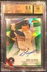 Jose Altuve [Green Refractor] Baseball Cards 2015 Bowman's Best of Autographs Prices