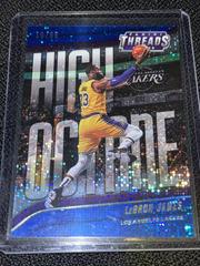 LeBron James [Premium Blue] Basketball Cards 2018 Panini Threads High Octane Prices