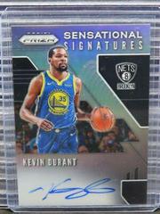 Kevin Durant [Silver Prizm] #SS-TBA Basketball Cards 2019 Panini Prizm Sensational Signatures Prices