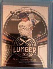 Whit Merrifield #LI-4 Baseball Cards 2022 Panini Prizm Lumber Inc Prices