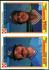 Dale Murphy, Dan Quisenberry [Panel] Baseball Cards 1984 Ralston Purina Prices