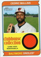 Cedric Mullins #CCR-CM Baseball Cards 2023 Topps Heritage Clubhouse Collection Relics Prices
