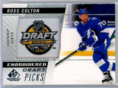Ross Colton Hockey Cards 2021 SP Game Used Embroidered in History Prices