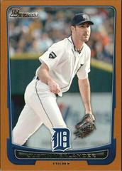 Justin Verlander [Orange] #77 Baseball Cards 2012 Bowman Prices