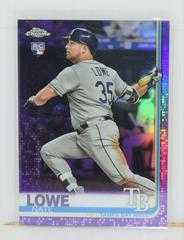 Nate Lowe [Purple Refractor] Baseball Cards 2019 Topps Chrome Update Prices