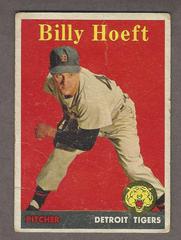 Billy Hoeft [Yellow Name] #13 Baseball Cards 1958 Topps Prices