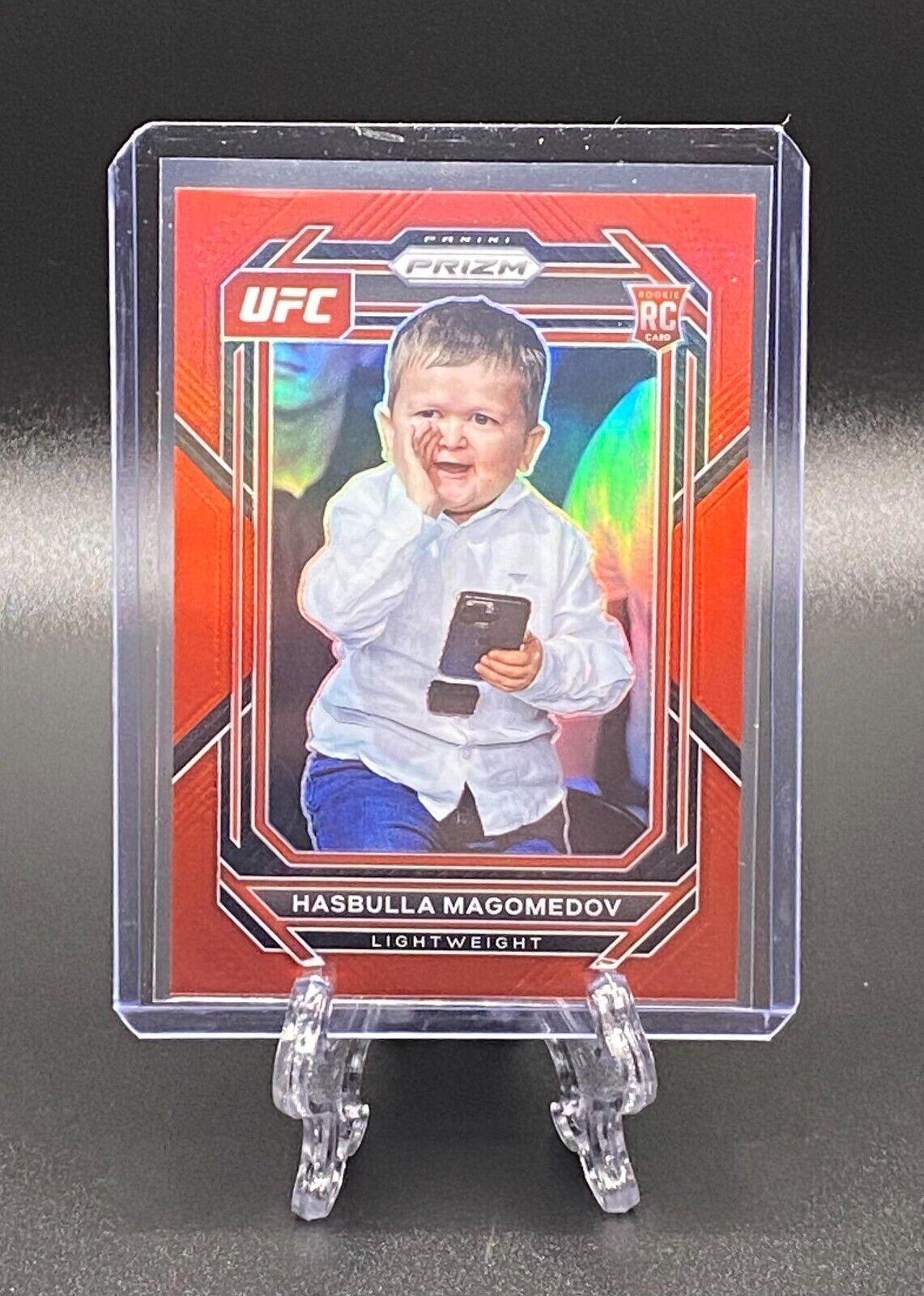 Hasbulla Magomedov [Under Card Red] 200 Prices 2023 Panini Prizm UFC