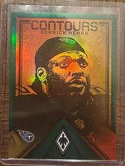 Derrick Henry [Green] #CT-14 Football Cards 2022 Panini Phoenix Contours Prices