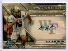 Sam Hartman #PCS-SH Football Cards 2022 Bowman Chrome University Prime Signatures Prices