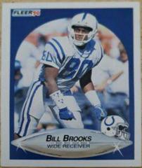 Bill Brooks #229 Football Cards 1990 Fleer Prices