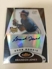 Brandon Jones [Autograph] Baseball Cards 2008 Finest Prices