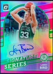 Larry Bird [Pink] #SS-LBD Basketball Cards 2021 Panini Donruss Optic Signature Series Prices