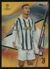 Cristiano Ronaldo [Gold Refractor] #1 Soccer Cards 2020 Topps Finest UEFA Champions League Prices