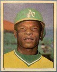 Rickey Henderson #15 Baseball Cards 1981 Topps Stickers Prices