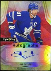 John Tavares [Red] #A-JT Hockey Cards 2021 Upper Deck Synergy Autographs Prices