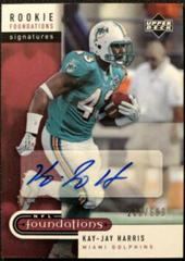 Kay Jay Harris [Autograph] Football Cards 2005 Upper Deck Foundations Prices