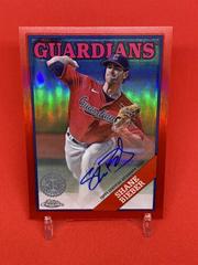 Shane Bieber [Red] #88CA-SB Baseball Cards 2023 Topps Chrome Update 1988 Autographs Prices