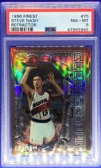 Steve Nash [Refractor] #75 Basketball Cards 1996 Finest Prices