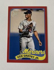 Ken Griffey Jr. [Red] Baseball Cards 2024 Topps 1989 Prices