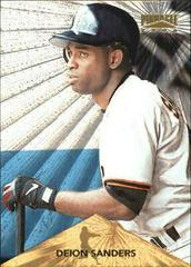 Deion Sanders #11 Baseball Cards 1996 Pinnacle Starburst Prices