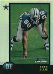Greg Ellis [Refractor] #6 Football Cards 1998 Bowman Chrome Prices