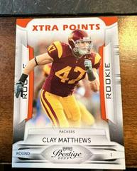 Clay Matthews [Xtra Points Orange] #123 Football Cards 2009 Playoff Prestige Prices