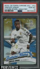 Vinicius Junior [Gold Refractor] Soccer Cards 2019 Topps Chrome UEFA Champions League Future Stars Prices