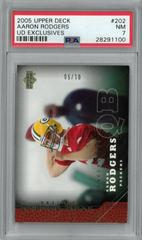 Aaron Rodgers [UD Exclusives] #202 Football Cards 2005 Upper Deck Prices