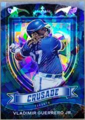 Vladimir Guerrero Jr. [Blue Ice] #4 Baseball Cards 2021 Panini Chronicles Crusade Prices