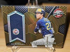Christian Yelich [Gold] #TCA-CY Baseball Cards 2023 Topps Chrome Authentics Relics Prices