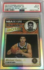 Michael Porter Jr. [Holo] Basketball Cards 2018 Panini Hoops Class of 2018 Prices