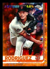 Dereck Rodriguez [Orange Refractor] #4 Baseball Cards 2019 Topps Chrome Sapphire Prices
