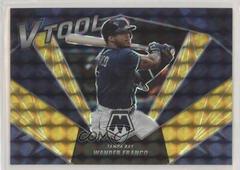 Wander Franco [Gold] #VT-5 Baseball Cards 2022 Panini Mosaic V Tool Prices