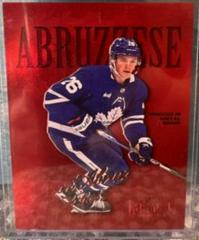 Nick Abruzzese [Precious Metal Gems Red] #R-32 Hockey Cards 2022 Skybox Metal Universe 1998-99 Retro Prices