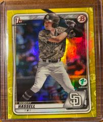 Robert Hassell [Gold Foil] #BD-39 Baseball Cards 2020 Bowman Draft 1st Edition Prices