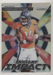 Courtland Sutton Football Cards 2018 Panini Prizm Instant Impact Prices