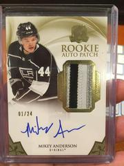 Mikey Anderson [Gold Autograph Patch] #117 Hockey Cards 2020 Upper Deck The Cup Prices