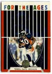 Terrell Davis [Orange] #FA-8 Football Cards 2022 Panini Legacy For the Ages Prices