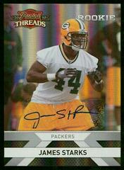 James Starks [Autograph Silver] Football Cards 2010 Panini Threads Prices