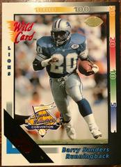Barry Sanders [20 Stripe] #108 Football Cards 1992 Wild Card Prices