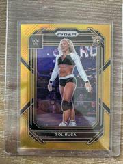 Sol Ruca [Gold] Wrestling Cards 2023 Panini Prizm WWE Prices
