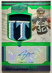 Tyjae Spears [Green] #RPA-26 Football Cards 2023 Panini Plates and Patches Rookie Patch Autographs Prices