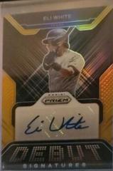 Eli White [Gold Prizm] Baseball Cards 2021 Panini Prizm Debut Signatures Prices