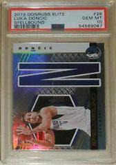 Luka Doncic #26 Basketball Cards 2019 Panini Donruss Elite Spellbound Prices