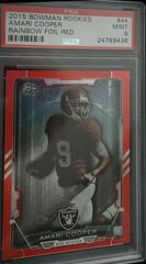 Amari Cooper [Rainbow Foil Red] #44 Football Cards 2015 Bowman Rookies Prices