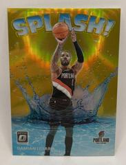 Damian Lillard [Gold] #6 Basketball Cards 2022 Panini Donruss Optic Splash Prices