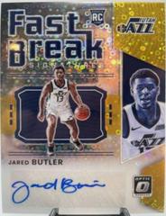 Jared Butler [Gold] Basketball Cards 2021 Panini Donruss Optic Fast Break Signatures Prices