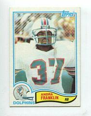 Andra Franklin #130 Football Cards 1982 Topps Prices